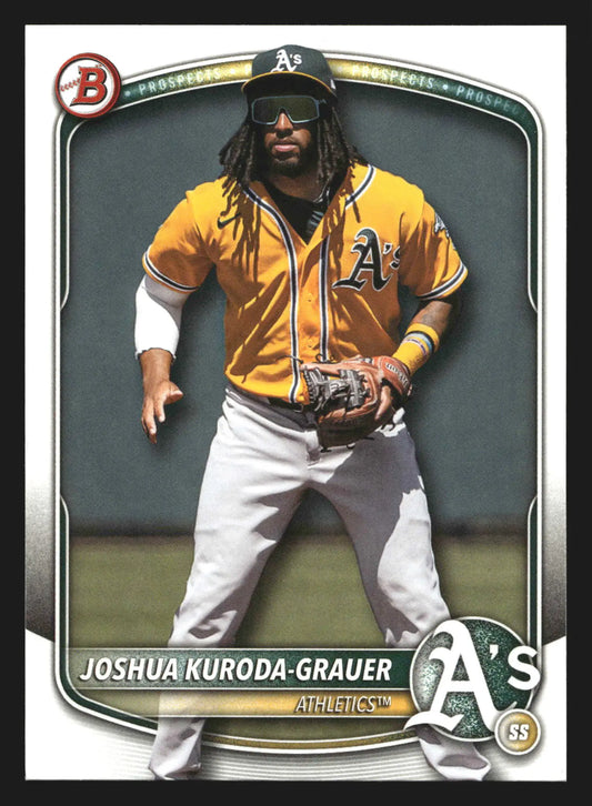 2025 Bowman Draft #BD-125 Joshua Kuroda-Grauer Athletics 1st Bowman - Baseball Card Single