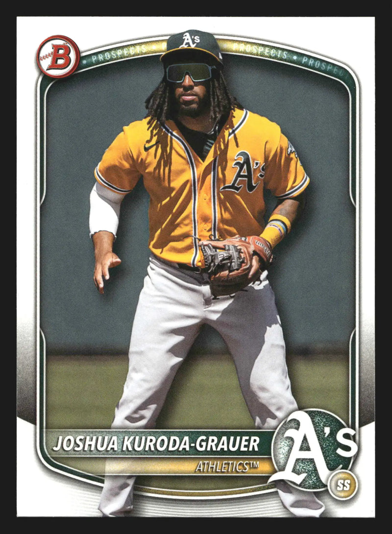 2025 Bowman Draft #BD-125 Joshua Kuroda-Grauer Athletics 1st Bowman - Baseball Card Single
