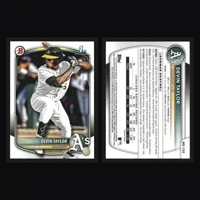 2025 Bowman Draft #BD-135 Devin Taylor Athletics 1st Bowman - Baseball Card Single