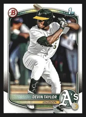 2025 Bowman Draft #BD-135 Devin Taylor Athletics 1st Bowman - Baseball Card Single