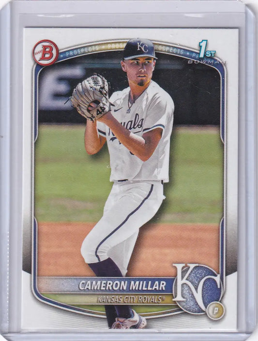 2025 Bowman Draft #BD-176 Cameron Millar - Royals - Baseball Card Single