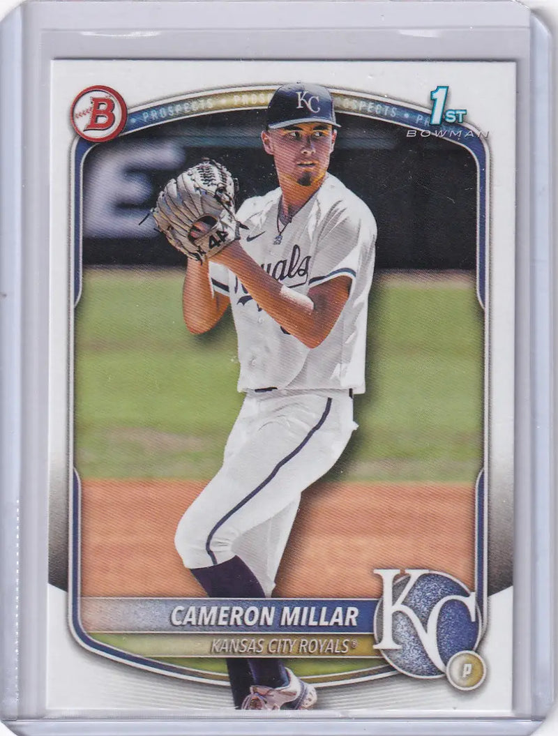 2025 Bowman Draft #BD-176 Cameron Millar - Royals - Baseball Card Single