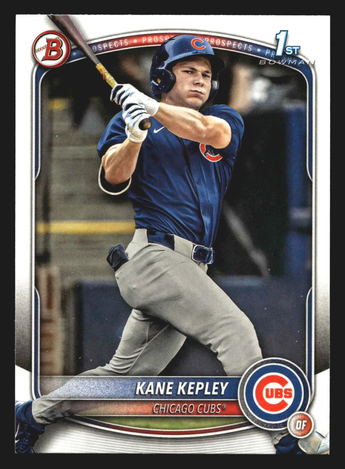 2025 Bowman Draft #BD-200 Kane Kepley 1st Bowman Chicago Cubs - Baseball Card Single