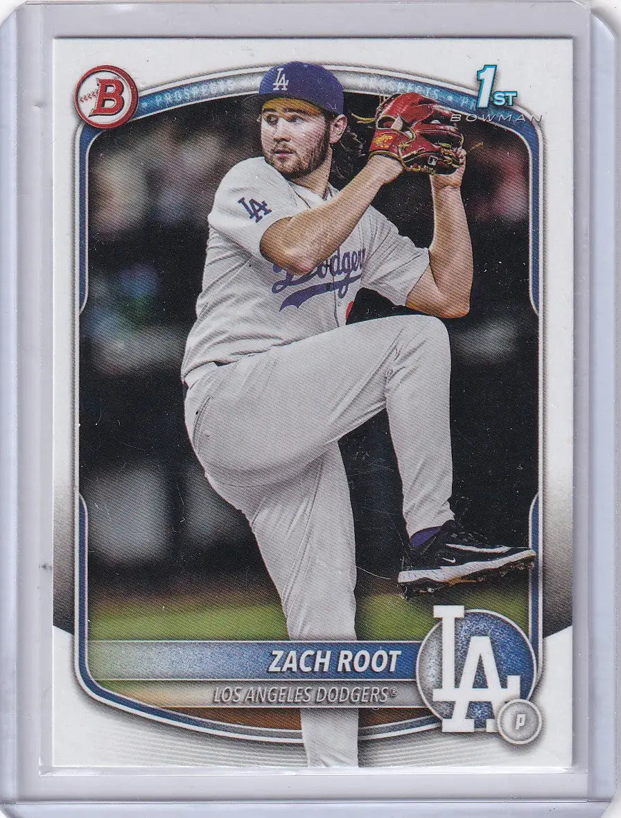 2025 Bowman Draft #BD-22 Zach Root - Dodgers - Baseball Card Single