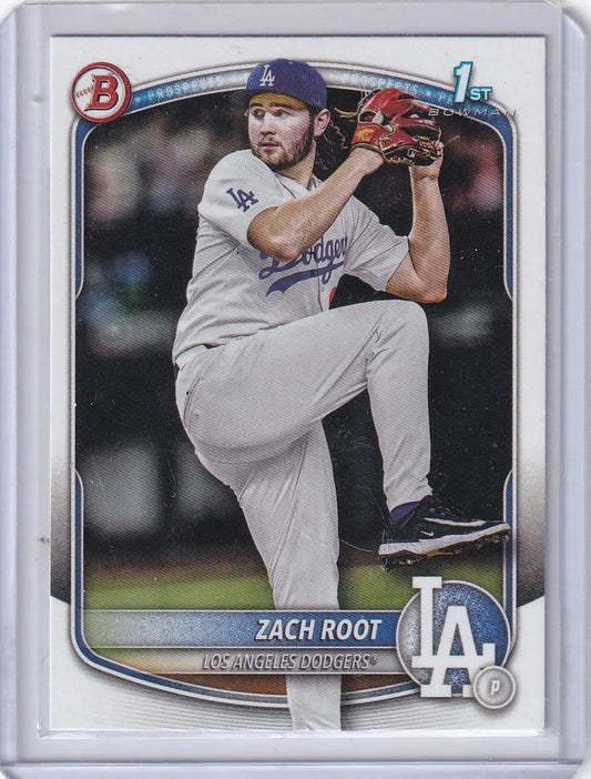 2025 Bowman Draft #BD-22 Zach Root - Dodgers - Baseball Card Single
