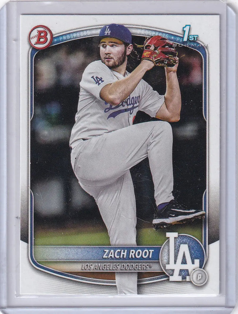 2025 Bowman Draft #BD-22 Zach Root - Dodgers - Baseball Card Single