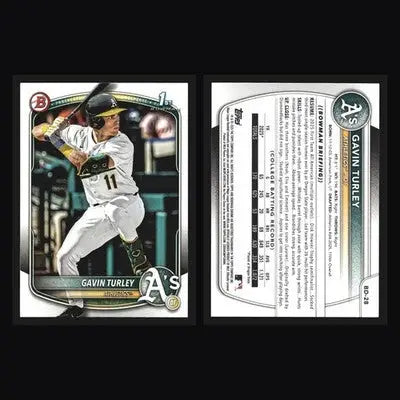 2025 Bowman Draft #BD-28 Gavin Turley Athletics 1st Bowman - Baseball Card Single