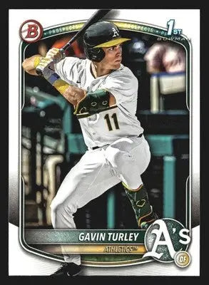 2025 Bowman Draft #BD-28 Gavin Turley Athletics 1st Bowman - Baseball Card Single