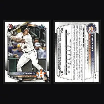 2025 Bowman Draft #BD-67 Ethan Frey Astros 1st Bowman - Baseball Card Single