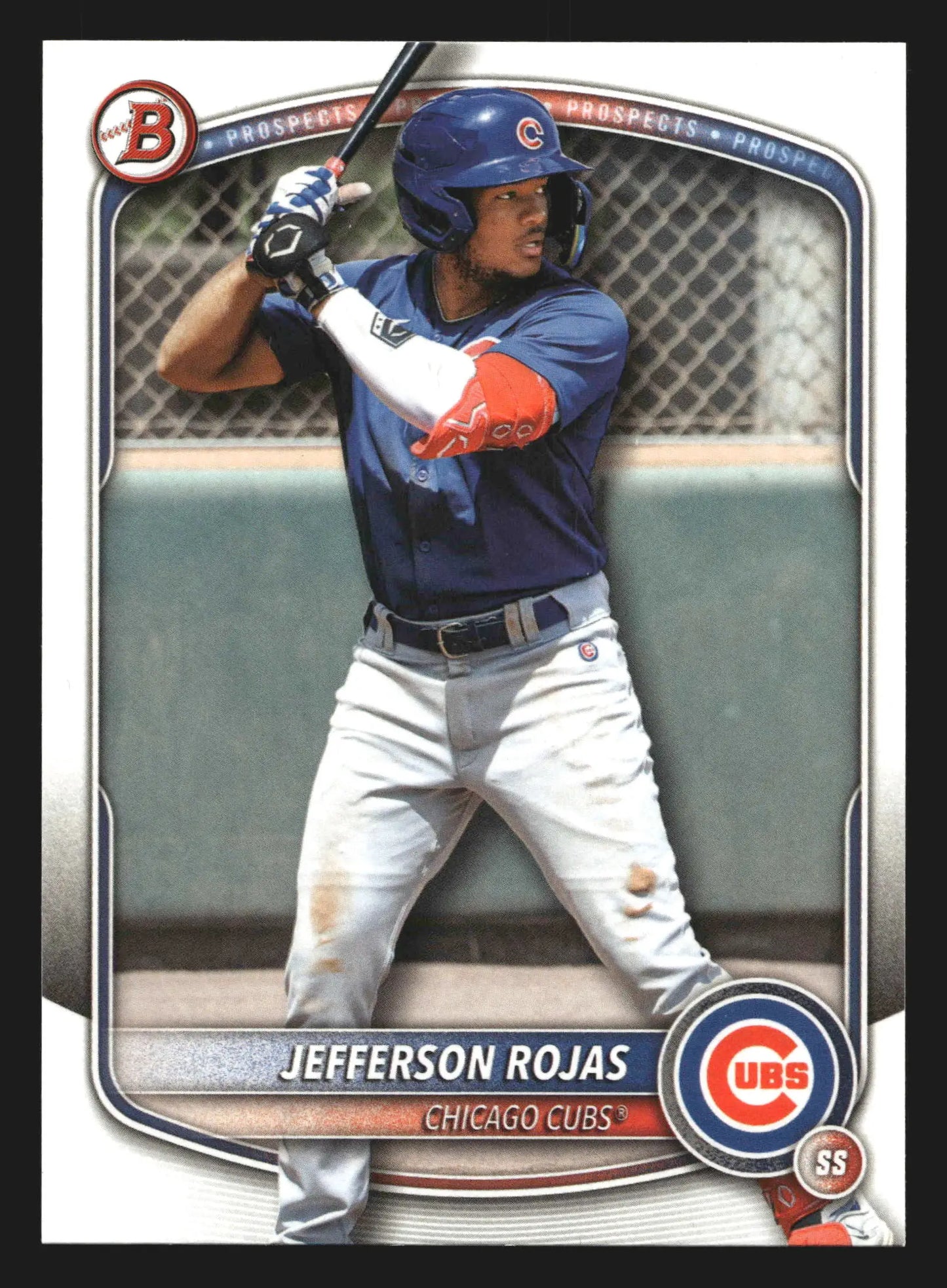 2025 Bowman Draft #BD-75 Jefferson Rojas Chicago Cubs - Baseball Card Single
