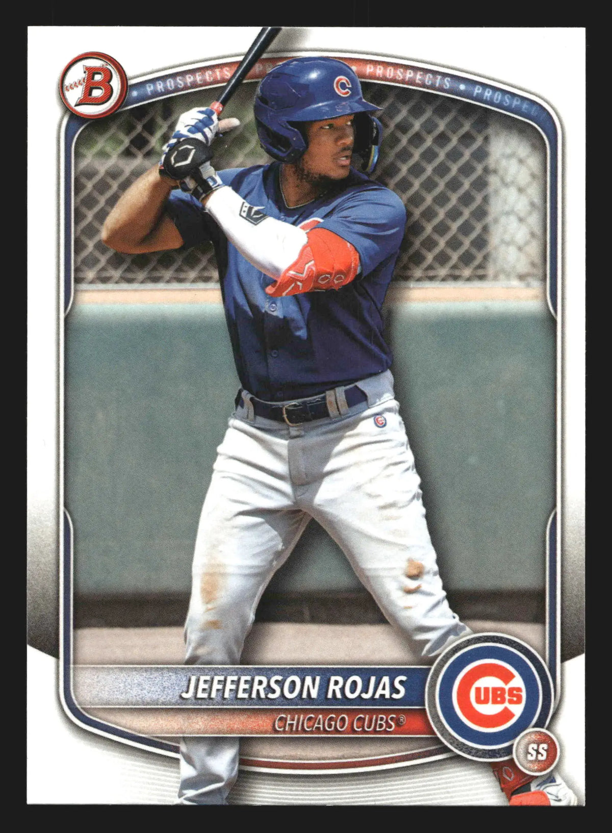 2025 Bowman Draft #BD-75 Jefferson Rojas Chicago Cubs - Baseball Card Single