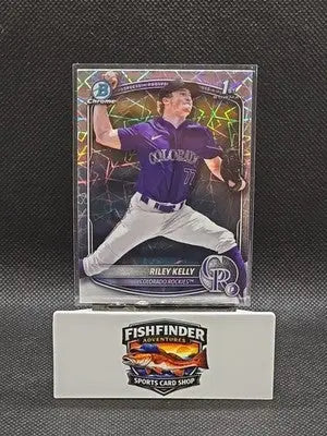 2025 Bowman Draft #BDC-79 Riley Kelly Chrome Laser - Baseball Card Single