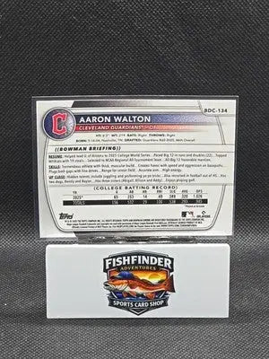 2025 Bowman Draft - Chrome Aaron Walton #BDC-134 Mojo Refractor (RC) - Baseball Card Single