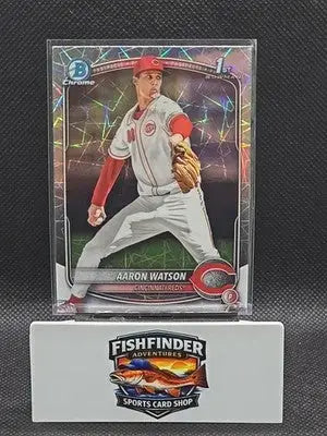 2025 Bowman Draft - Chrome Aaron Watson #BDC-193 Laser Refractor (RC) - Baseball Card Single