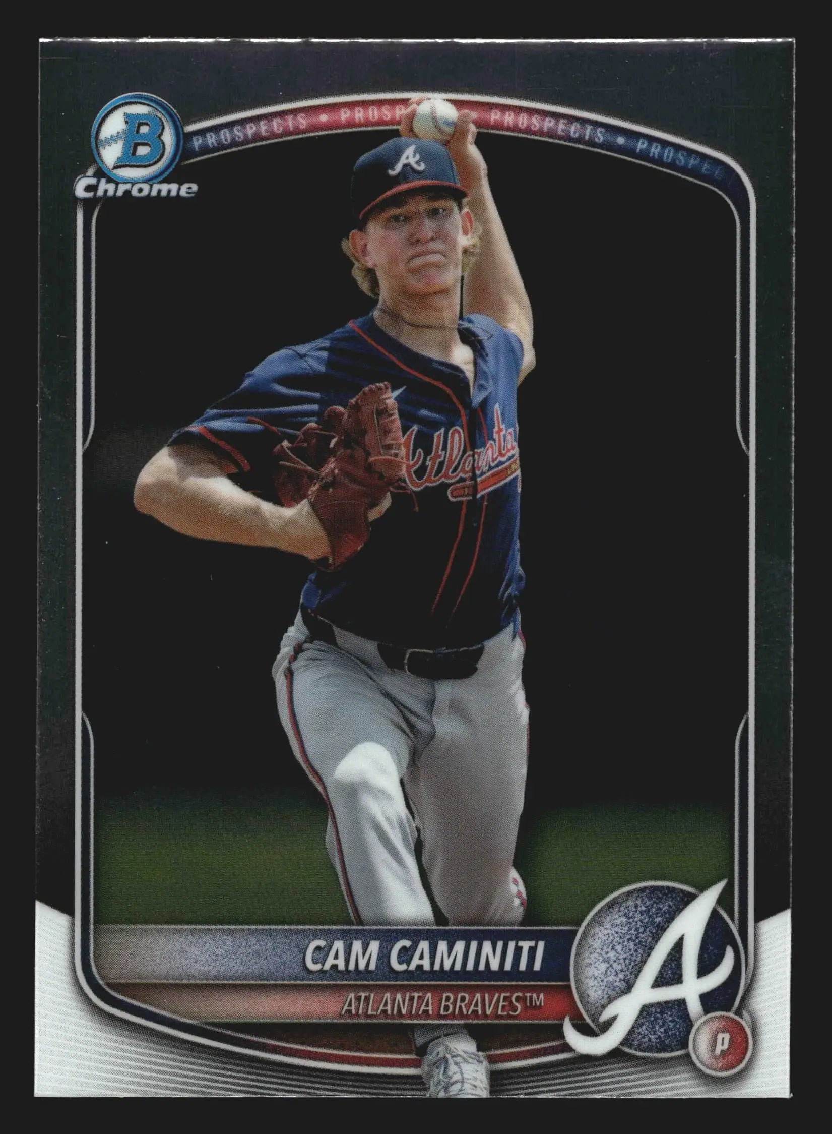 2025 Bowman Draft Chrome #BDC-122 Cam Caminiti Atlanta Braves