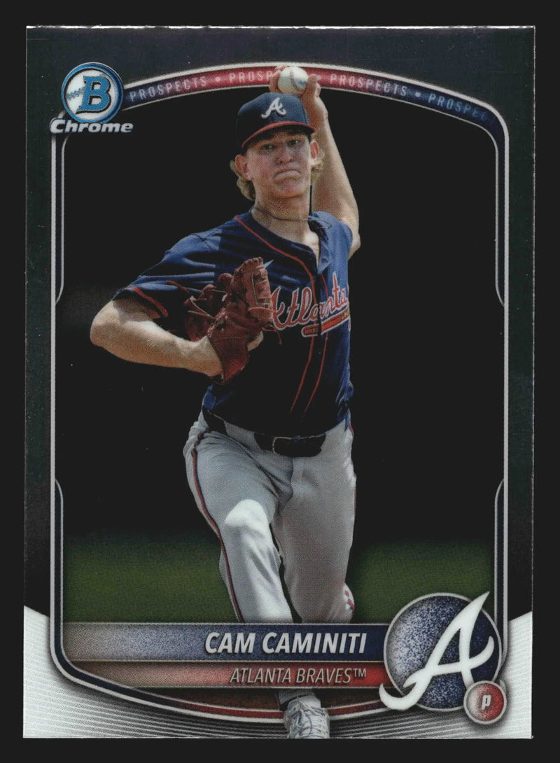 2025 Bowman Draft Chrome #BDC-122 Cam Caminiti Atlanta Braves