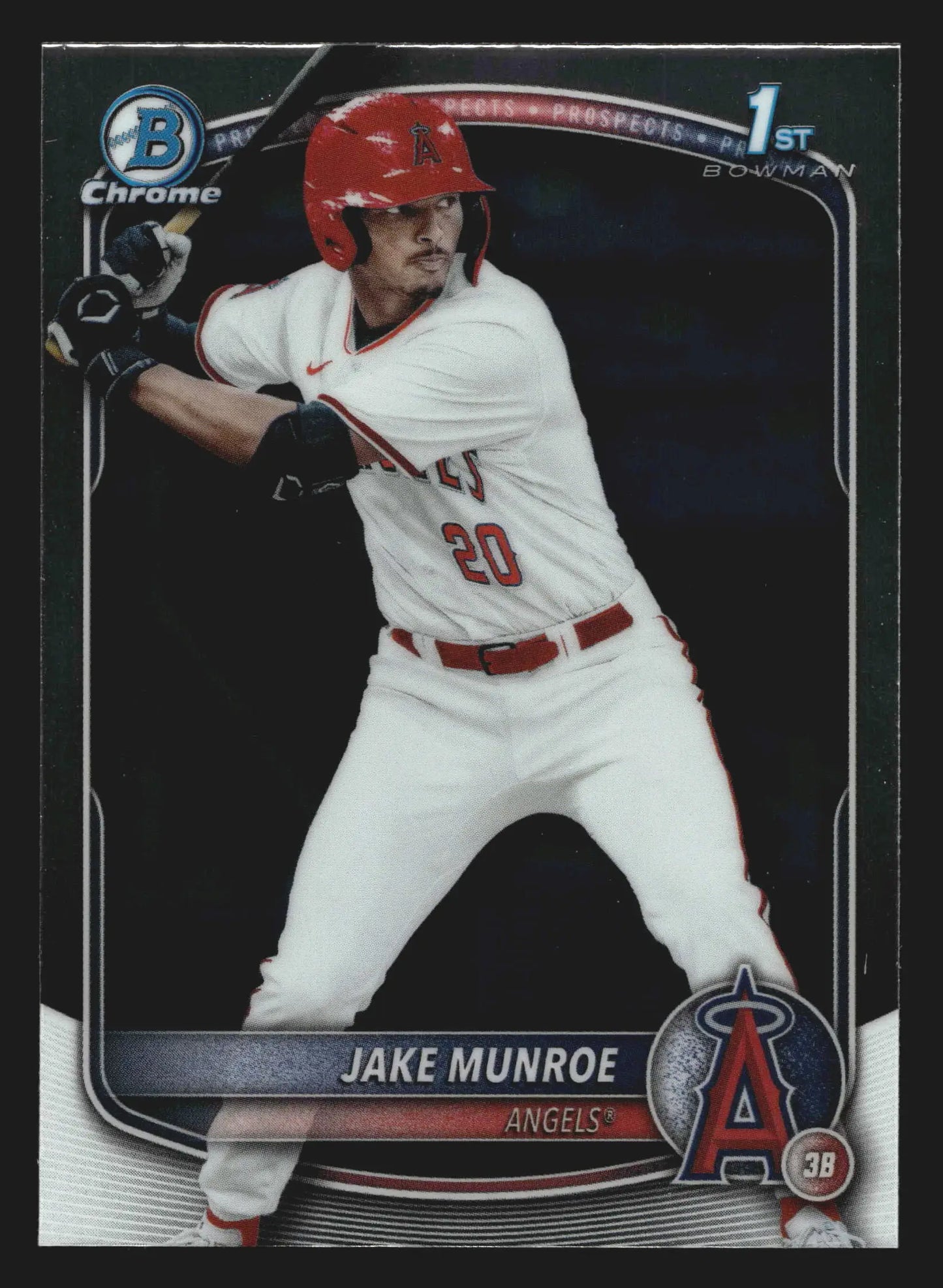 2025 Bowman Draft Chrome #BDC-128 Jake Munroe Angels - Baseball Card Single