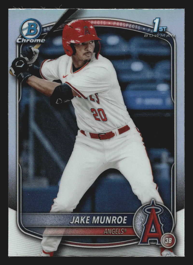 2025 Bowman Draft Chrome #BDC-128 Jake Munroe Refractor 1st Bowman