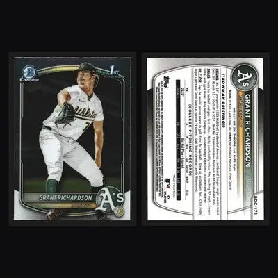 2025 Bowman Draft Chrome #BDC-171 Grant Richardson Athletics 1st Bowman - Baseball Card Single