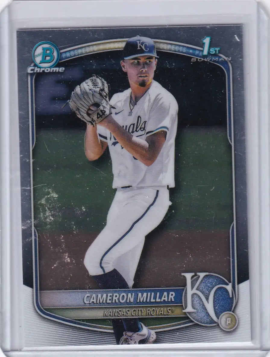 2025 Bowman Draft Chrome #BDC-176 Cameron Millar - Royals - Baseball Card Single