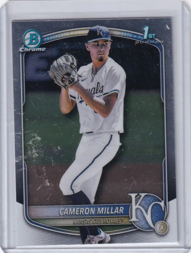 2025 Bowman Draft Chrome #BDC-176 Cameron Millar - Royals - Baseball Card Single