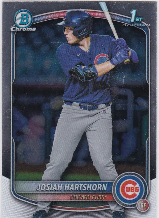2025 Bowman Draft Chrome #BDC-21 Josiah Hartshorn 1st Bowman Chicago Cubs