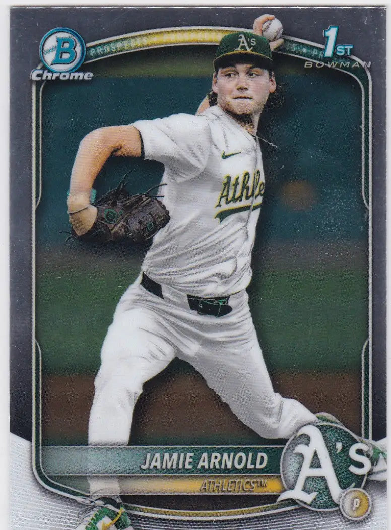 2025 Bowman Draft Chrome #BDC-30 Jamie Arnold 1st Bowman Athletics