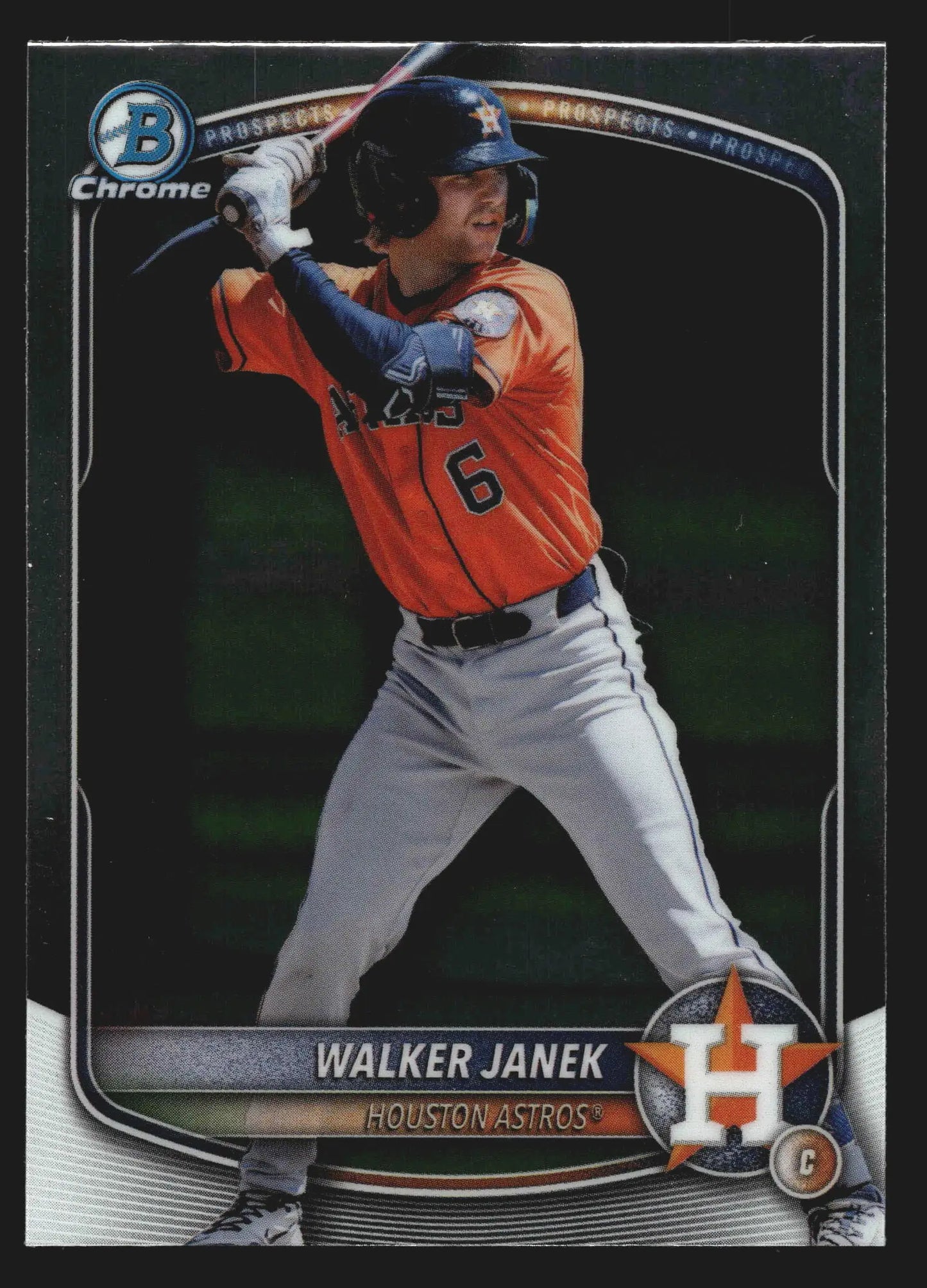 2025 Bowman Draft Chrome #BDC-45 Walker Janek Astros - Baseball Card Single