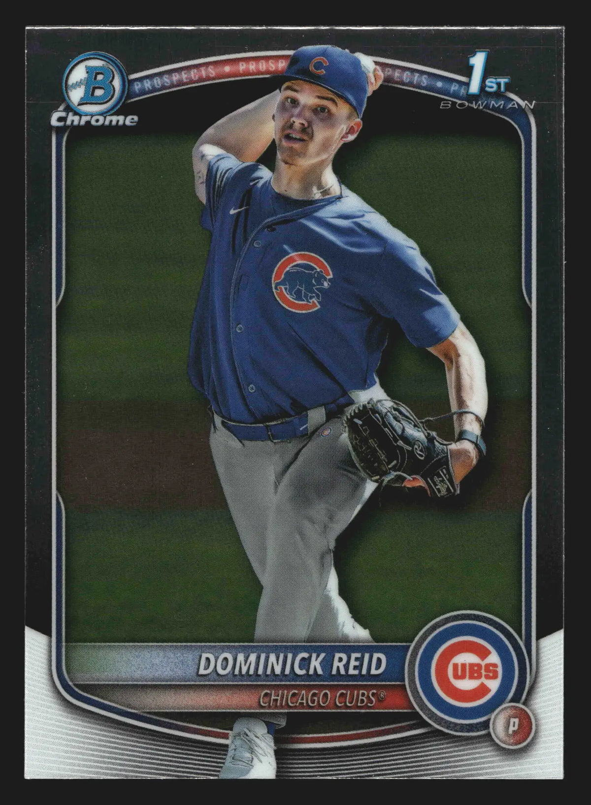 2025 Bowman Draft Chrome #BDC-53 Dominick Reid 1st Bowman Cubs - Baseball Card Single