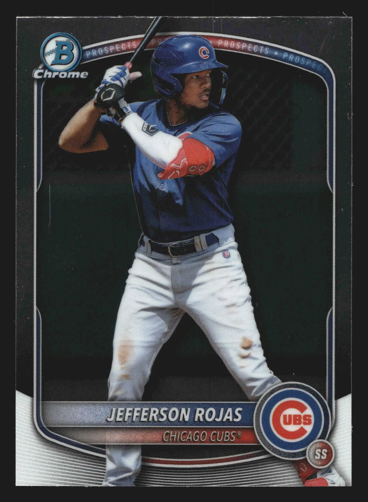 2025 Bowman Draft Chrome #BDC-75 Jefferson Rojas Chicago Cubs - Baseball Card Single