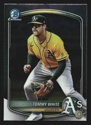 2025 Bowman Draft Chrome #BDC-88 Tommy White Athletics Prospects - Baseball Card Single
