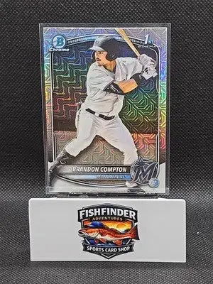 2025 Bowman Draft - Chrome Brandon Compton #BDC-64 Mojo Refractor (RC) - Baseball Card Single