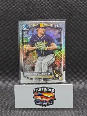 2025 Bowman Draft - Chrome Jacob Morrison #BDC-42 Mojo Refractor (RC) - Baseball Card Single