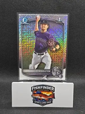 2025 Bowman Draft - Chrome JB Middleton #BDC-78 Mojo Refractor (RC) - Baseball Card Single