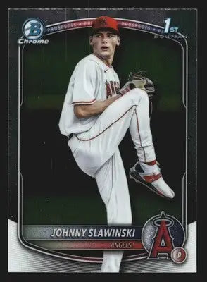 2025 Bowman Draft Chrome Johnny Slawinski #BDC-153 Angels 1st Bowman - Baseball Card Single