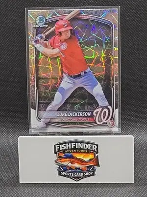 2025 Bowman Draft - Chrome Luke Dickerson #BDC-61 Laser Refractor (RC) - Baseball Card Single