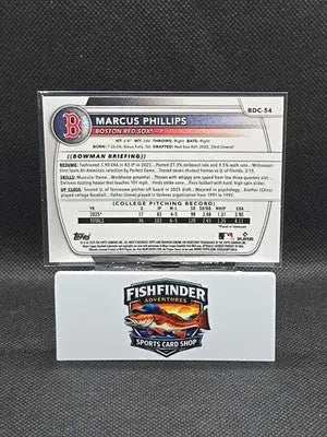 2025 Bowman Draft - Chrome Marcus Phillips #BDC-54 Mojo Refractor (RC) - Baseball Card Single