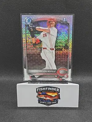 2025 Bowman Draft - Chrome Mason Neville #BDC-109 Mojo Refractor (RC) - Baseball Card Single