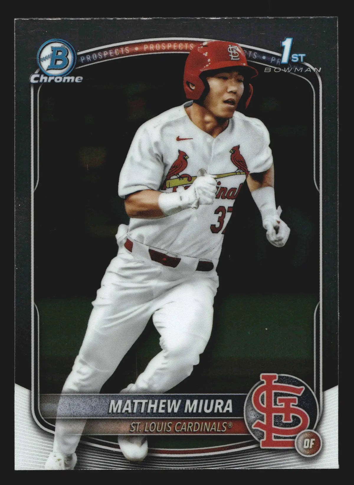 2025 Bowman Draft Chrome Matthew Miura #BDC-57 1st Bowman Cardinals - Baseball Card Single