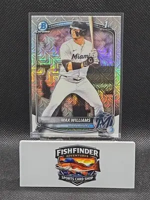 2025 Bowman Draft - Chrome Max Williams #BDC-68 Mojo Refractor (RC) - Baseball Card Single