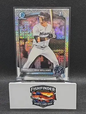 2025 Bowman Draft - Chrome Max Williams #BDC-68 Mojo Refractor (RC) - Baseball Card Single