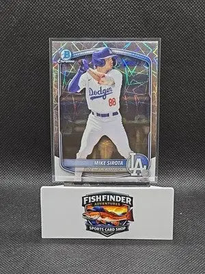 2025 Bowman Draft - Chrome Mike Sirota #BDC-11 Laser Refractor (RC) - Baseball Card Single