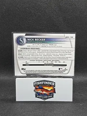 2025 Bowman Draft - Chrome Nick Becker #BDC-100 Mojo Refractor (RC) - Baseball Card Single