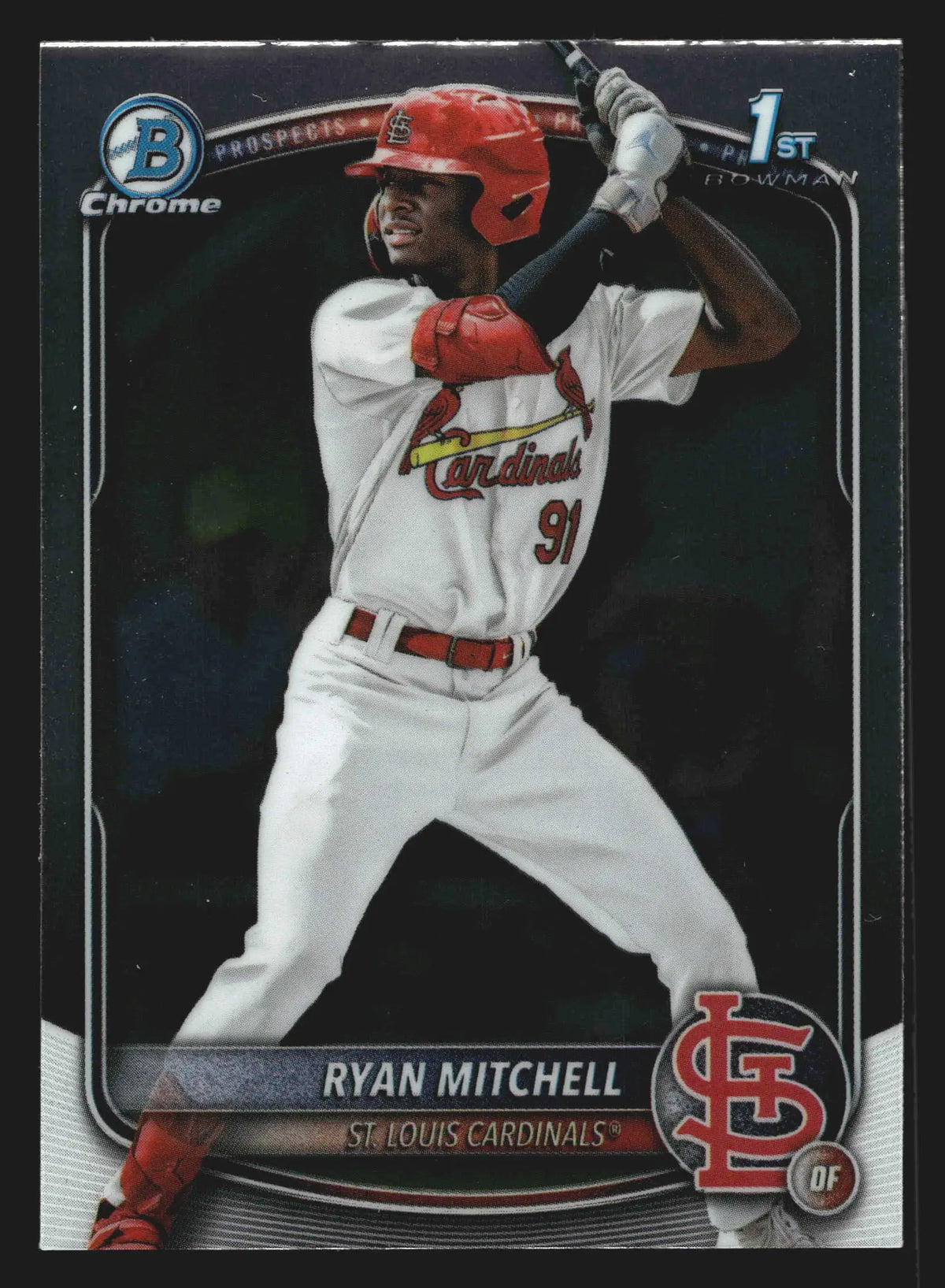 2025 Bowman Draft Chrome Ryan Mitchell #BDC-77 1st Bowman Cardinals - Baseball Card Single