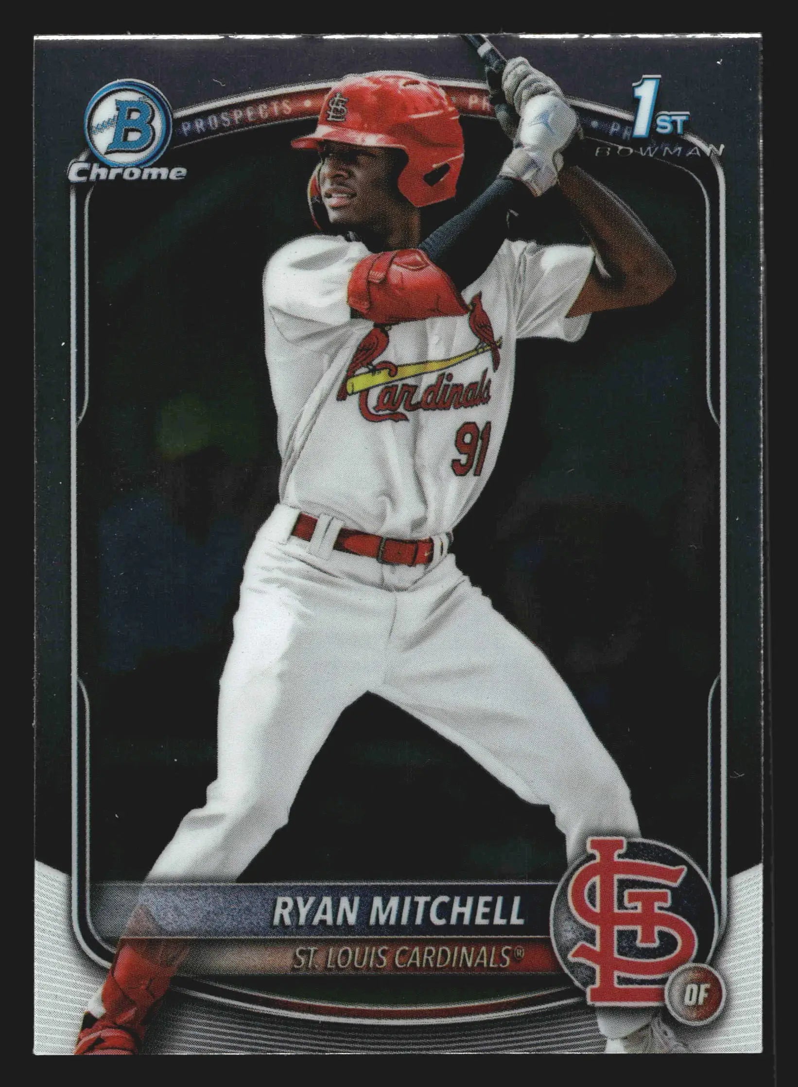 2025 Bowman Draft Chrome Ryan Mitchell #BDC-77 1st Bowman Cardinals - Baseball Card Single