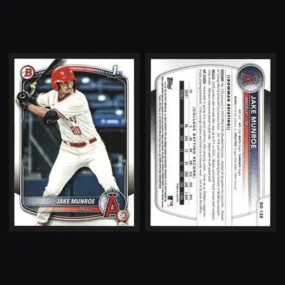 2025 Bowman Draft Jake Munroe #BD-128 1st Bowman Angels - Baseball Card Single