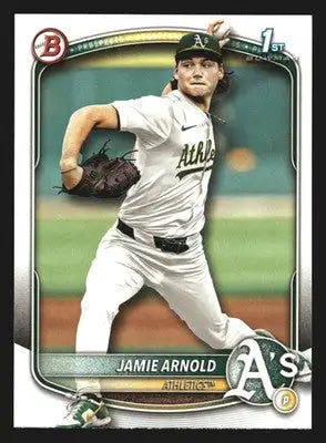 2025 Bowman Draft Jamie Arnold #BD-30 1st Bowman Athletics - Baseball Card Single
