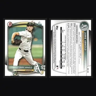 2025 Bowman Draft Jamie Arnold #BD-30 1st Bowman Athletics - Baseball Card Single