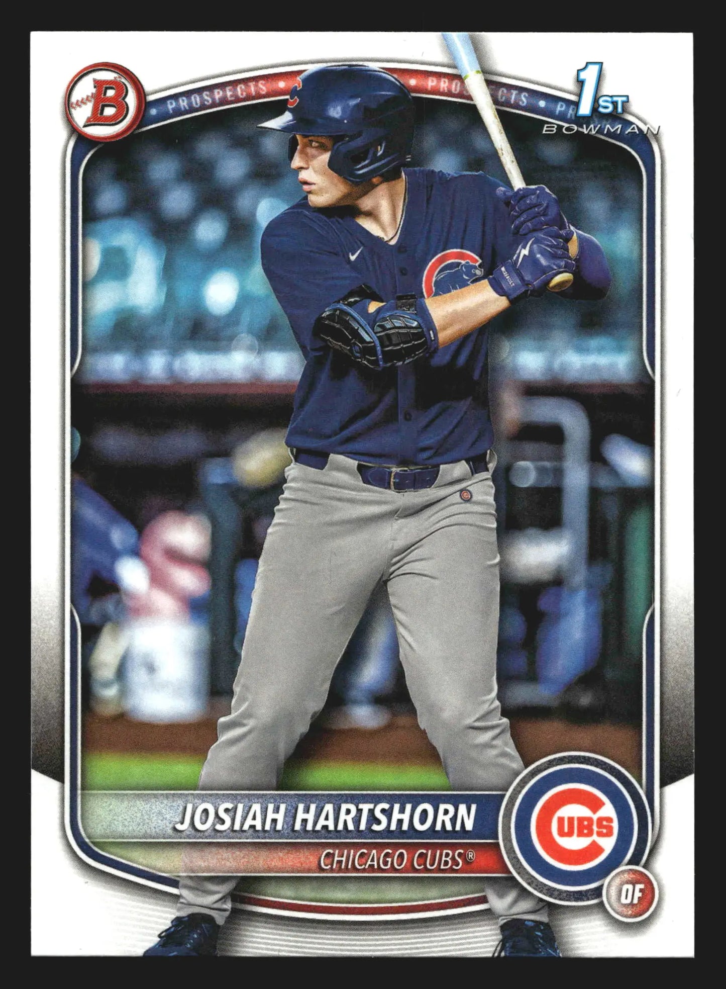 2025 Bowman Draft Josiah Hartshorn #BD-21 1st Bowman Chicago Cubs - Baseball Card Single