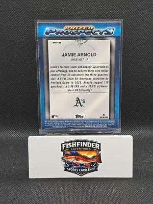 2025 Bowman Draft Mega Jamie Arnold Prized Prospects Mojo Athletics #PP-11 - Baseball Card Single